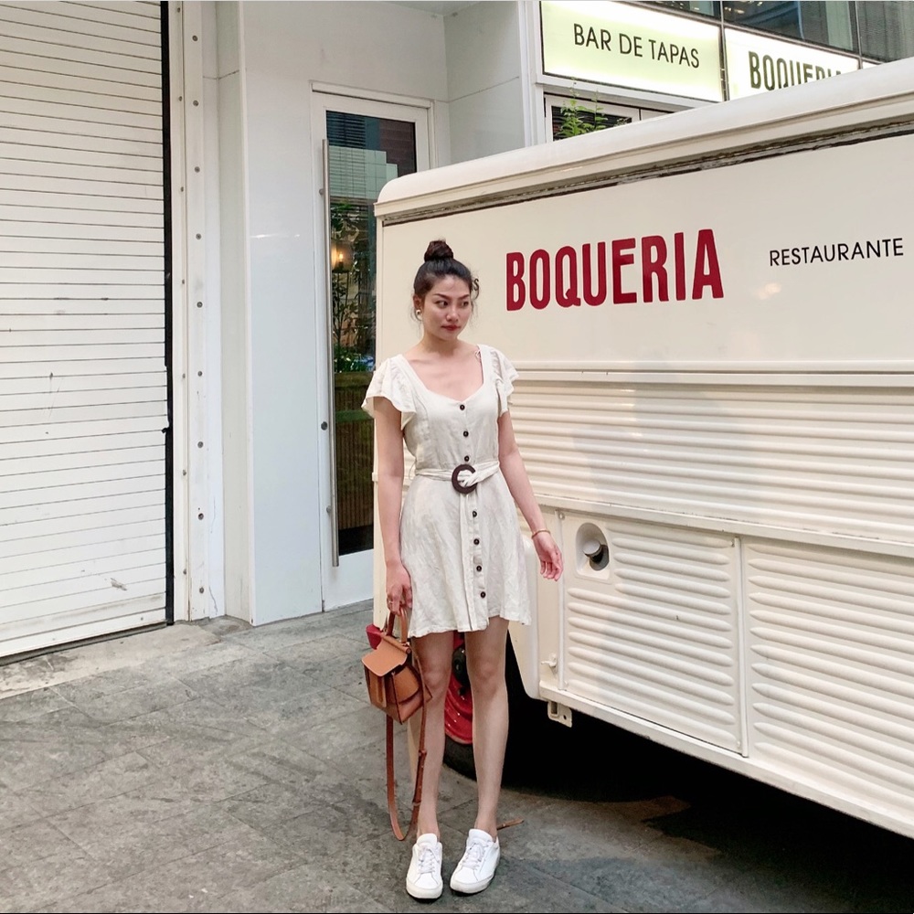 Floral Mini Dress (Zara)
